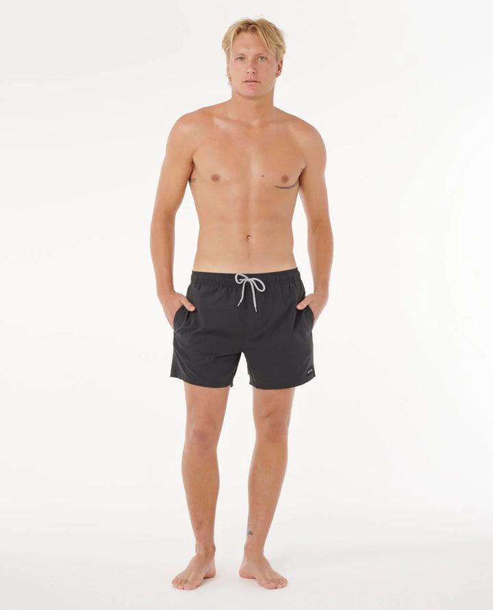 Ripcurl Offset Volley 15" Boardshort Badehose - Black