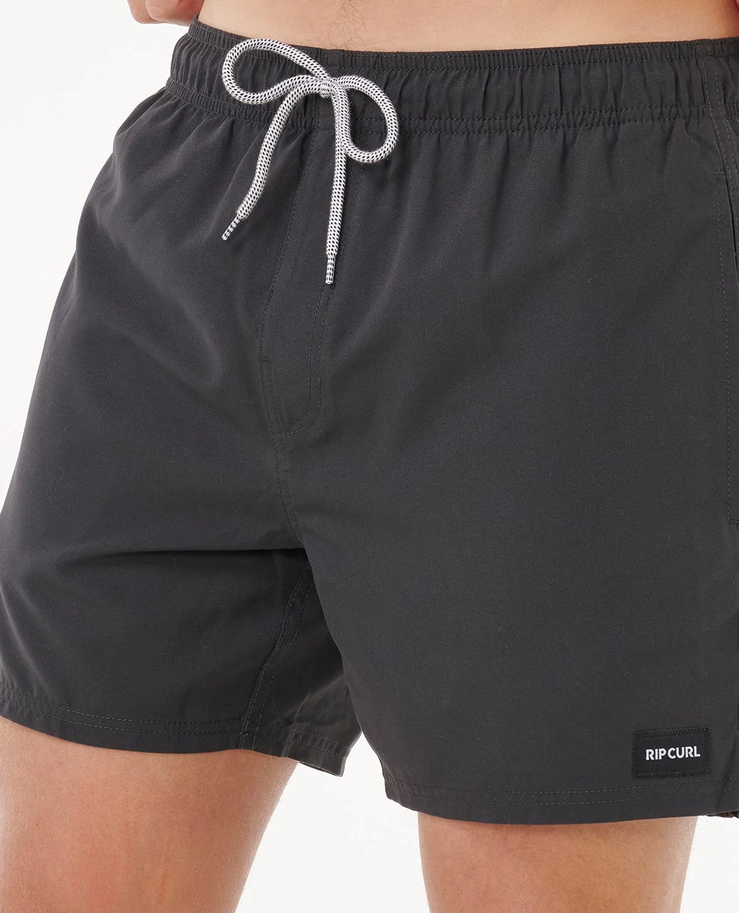 Ripcurl Offset Volley 15" Boardshort Badehose - Black