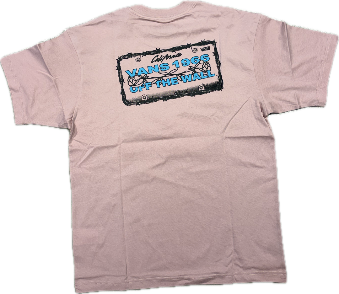 Vans Barb Plate Loose T-Shirt - Misty Mauve Alt Rosa