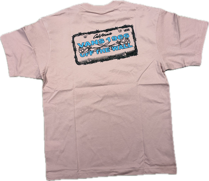 Vans Barb Plate Loose T-Shirt - Misty Mauve Alt Rosa