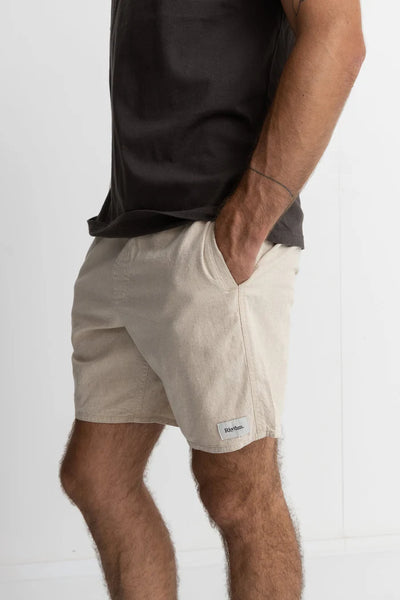 Rhythm Classic Linen Jam Short - Sand