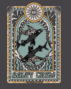 Salty Crew Zodiac Boyfriend Tee - charcoal