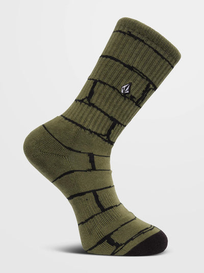 Volcom Bricker Socks 3 Pairs - Wintermoss