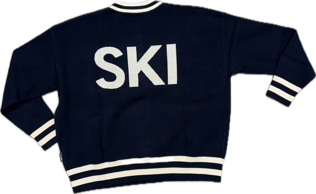 Kaotiko Apres Ski Sweater Strick Pulli - Navy