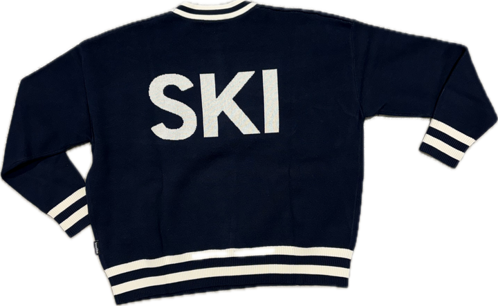 Kaotiko Apres Ski Sweater Strick Pulli - Navy