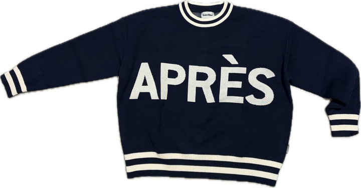 Kaotiko Apres Ski Sweater Strick Pulli - Navy
