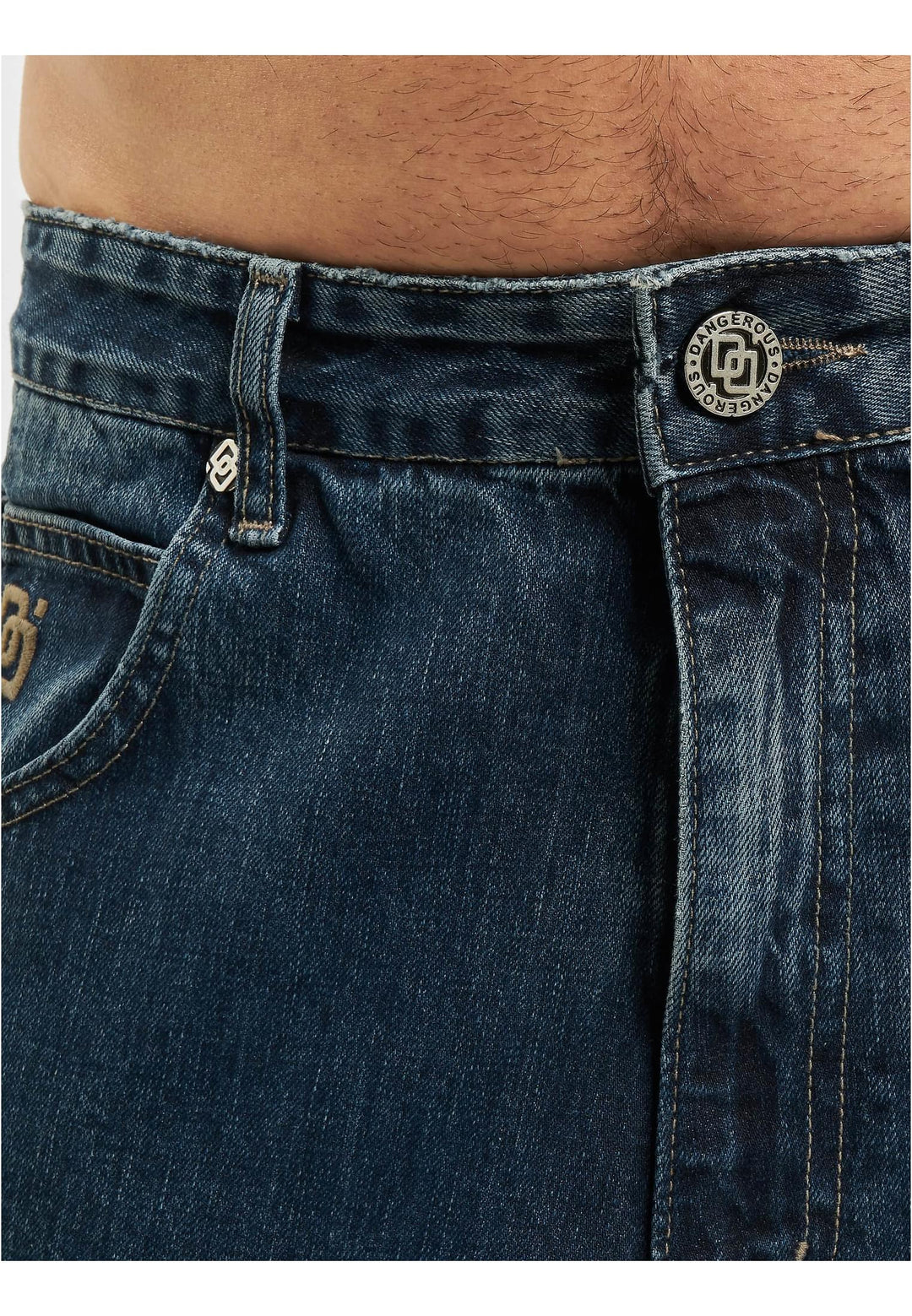 DGJS158 Baggy Jeans DarkBlue