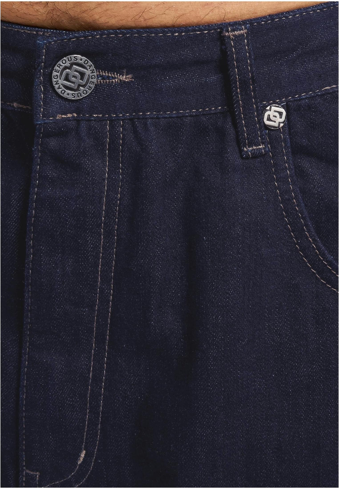 DGJS158 Baggy Jeans Indigo