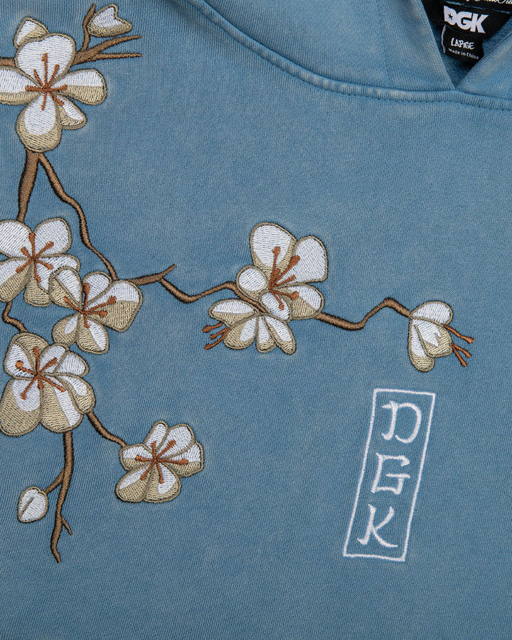 DGK Heavens Embroidered Hooded Fleece - Washed Blue