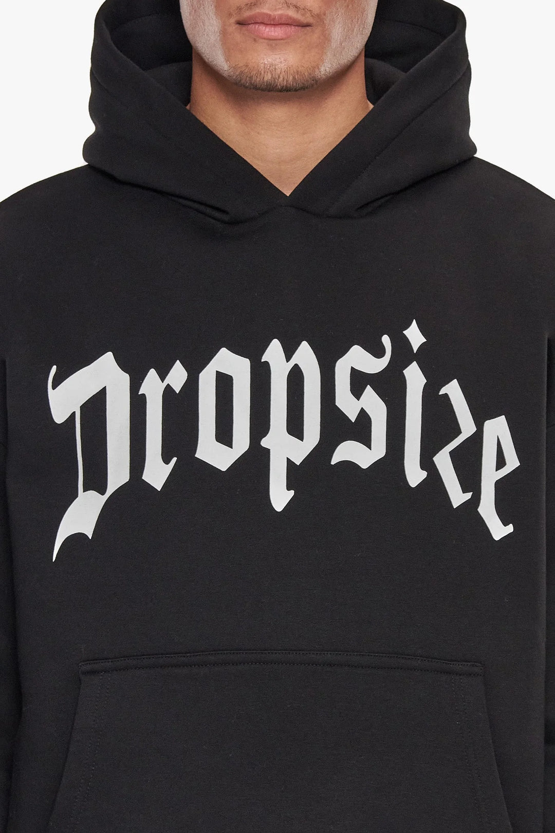 Dropsize HD-001 Logo Design Hoodie Black