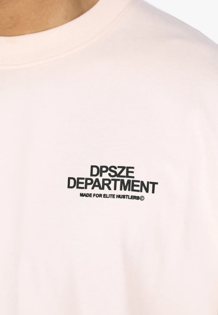 Dropsize TS-326 HEAVY OVERSIZE DPSZE DEPARTMENT T-SHIRT COCONUT MILK