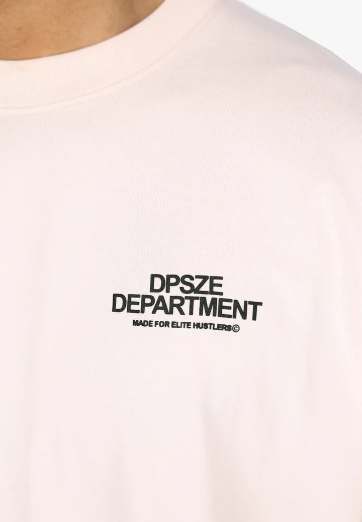 Dropsize TS-326 HEAVY OVERSIZE DPSZE DEPARTMENT T-SHIRT COCONUT MILK