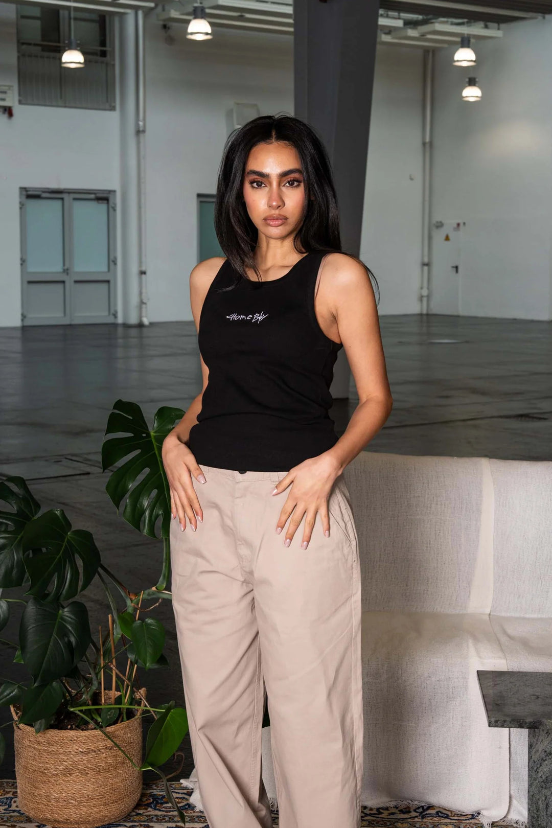 HomeBoy Tank Top Achsel - Black