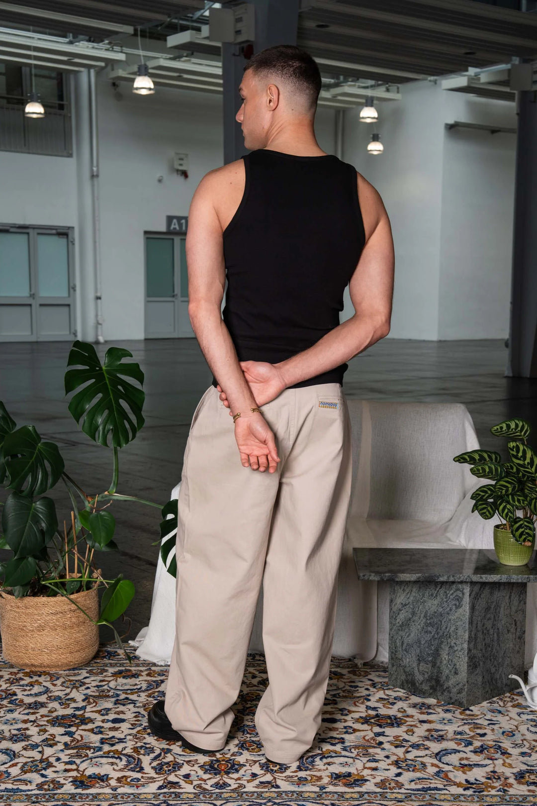 HomeBoy Tank Top Achsel - Black