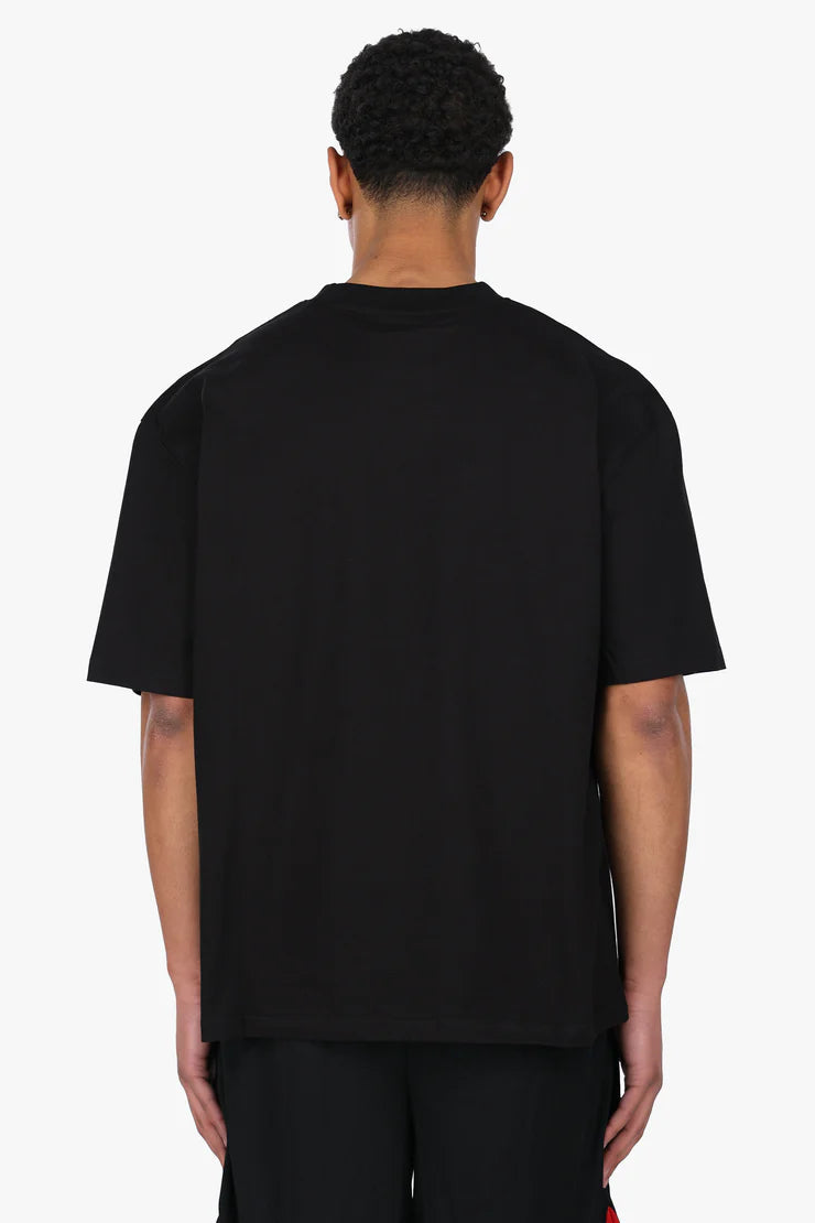 Dropsize TS-148 HEAVY V2 EMBO T-SHIRT - Black