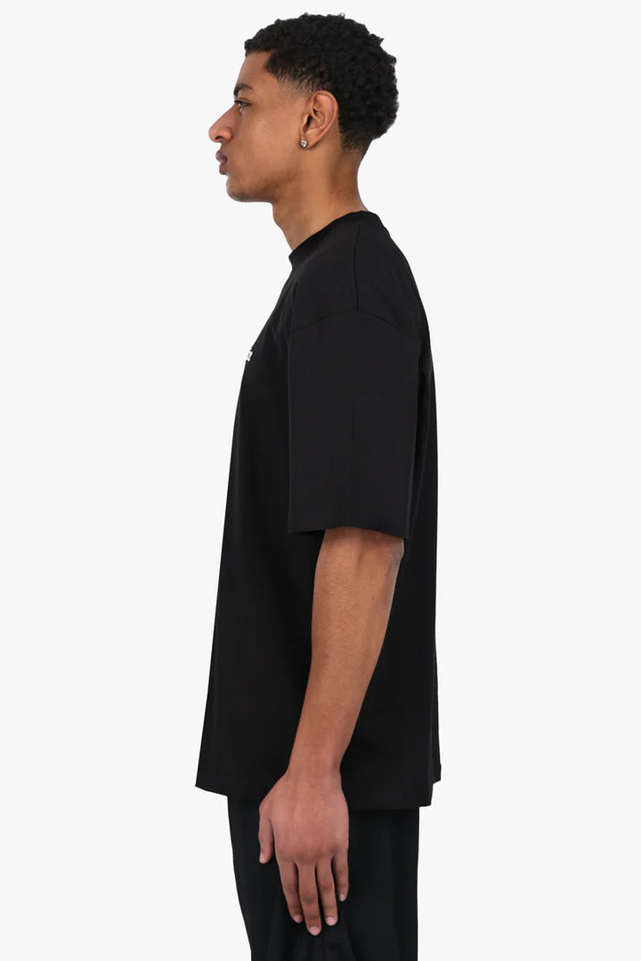 Dropsize TS-148 HEAVY V2 EMBO T-SHIRT - Black