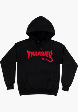 Thrasher Diablo Hoodie - Black