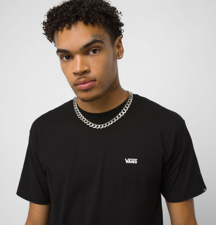 Vans Left Chest Logo T-Shirt - black/white