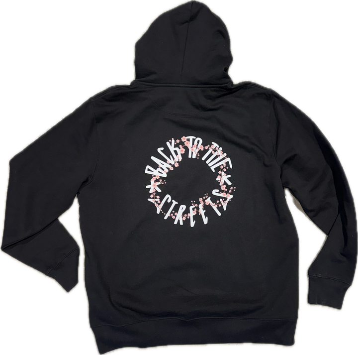 Back to the Streets Blossom Hoodie - Black