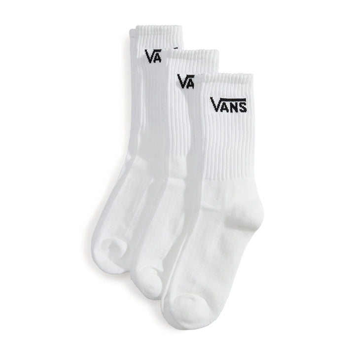 Vans Classic Crew + Roxy Socks (3 Pair) - white