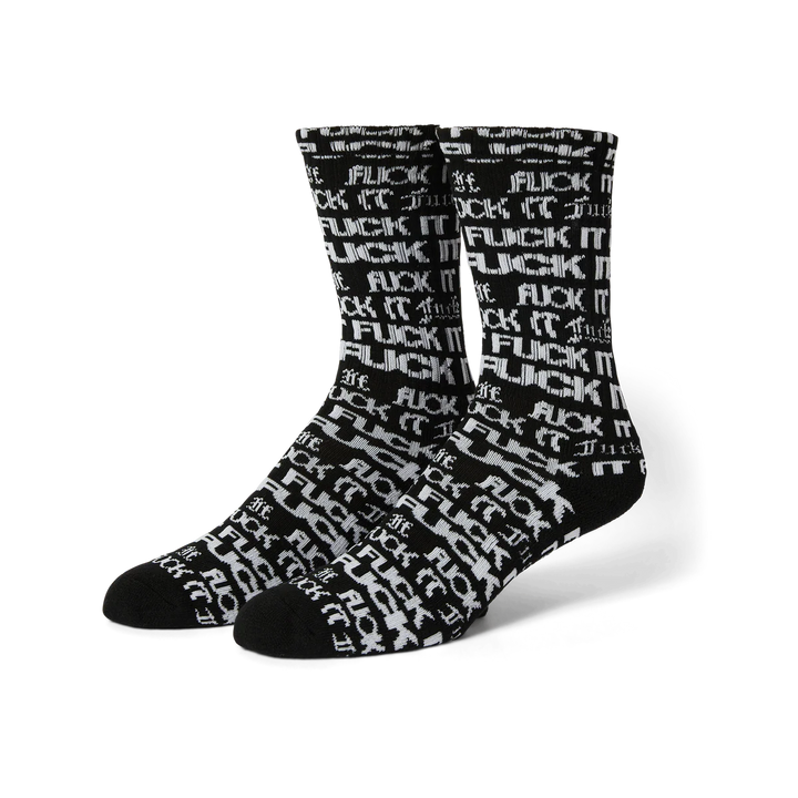 HUF Fuck It Flyer Sock Black