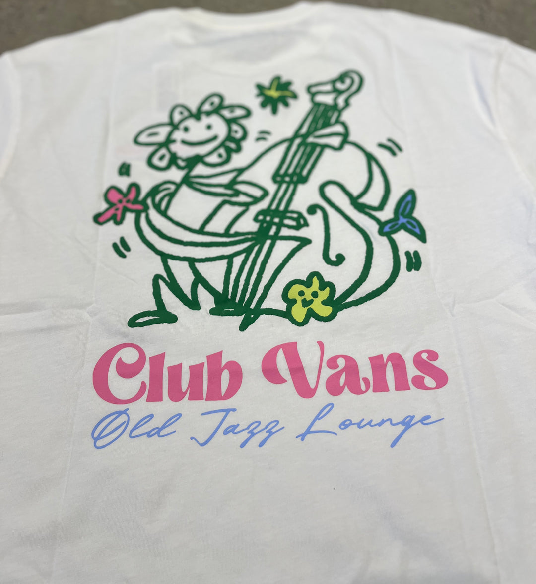 Vans Flower Chello Ovesized T-Shirt - Marshmallow