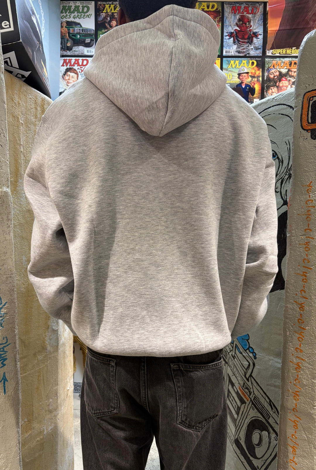 Karl Kani Chest sig Zip Essential Hoodie - Dark Grey