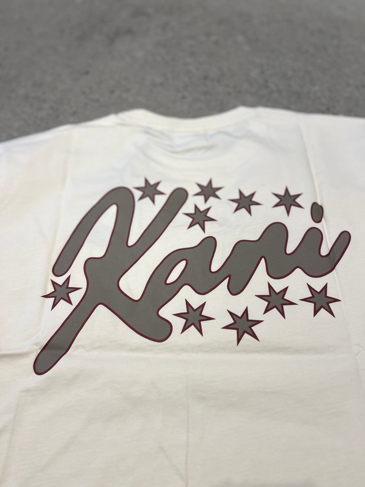 Karl Kani Signature Star Print T-Shirt - beige