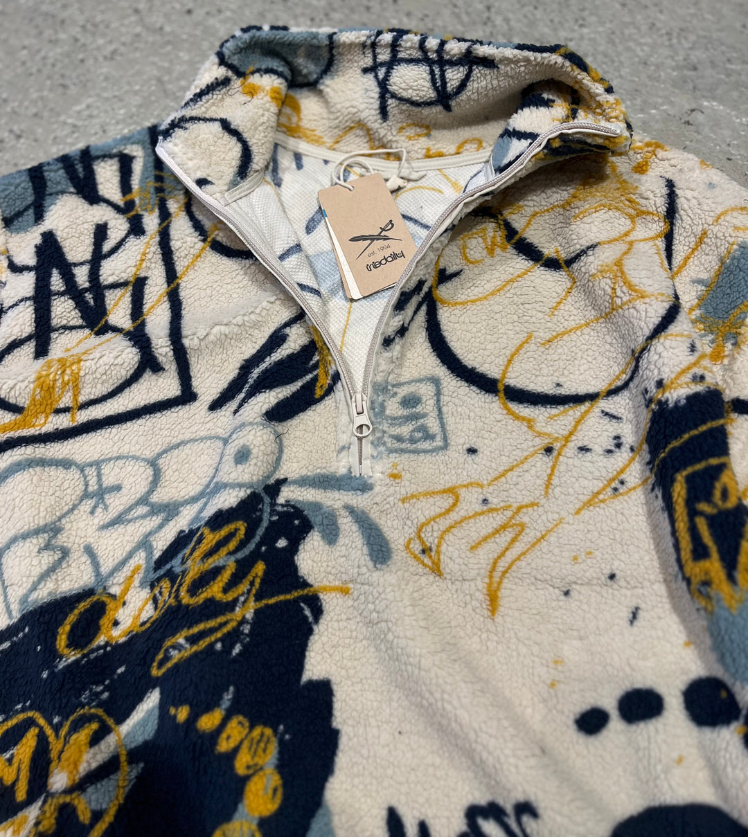 Iriedaily Arkta Teddy Troyer Schlupf Jacke  - Off White