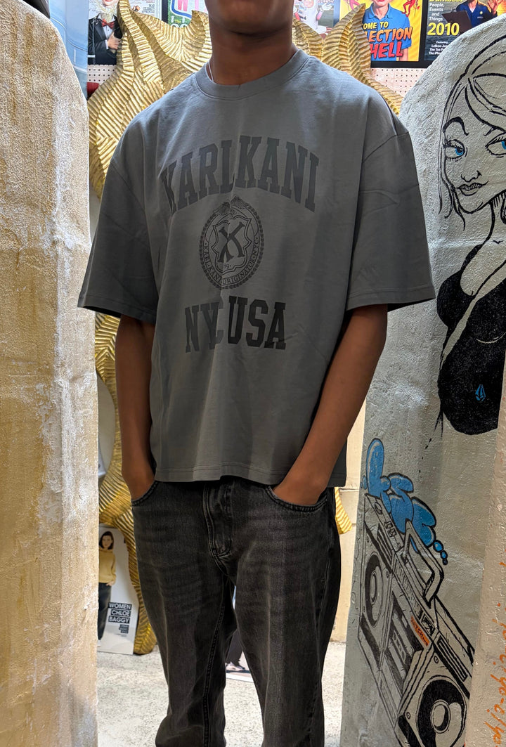 Karl Kani Kani Usa Boxy Tee Grey