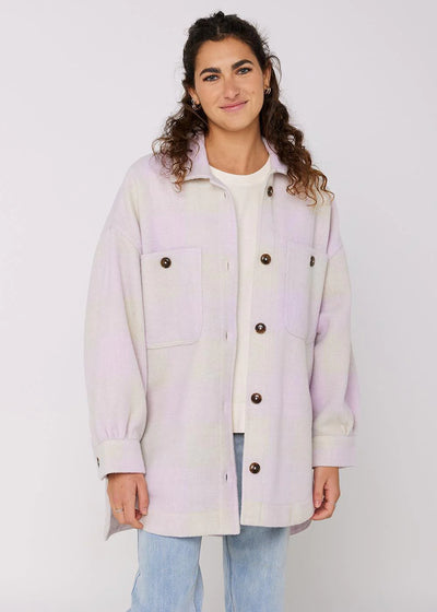 Sisstr Marbella Ls Overshirt Jacket - Soft Orchid