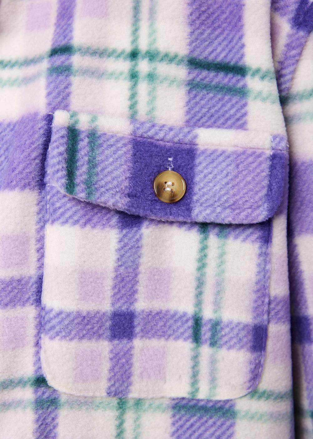 Sisstr Michelle Eco-Zy Polar Ls Shirt - Lilac Smoke