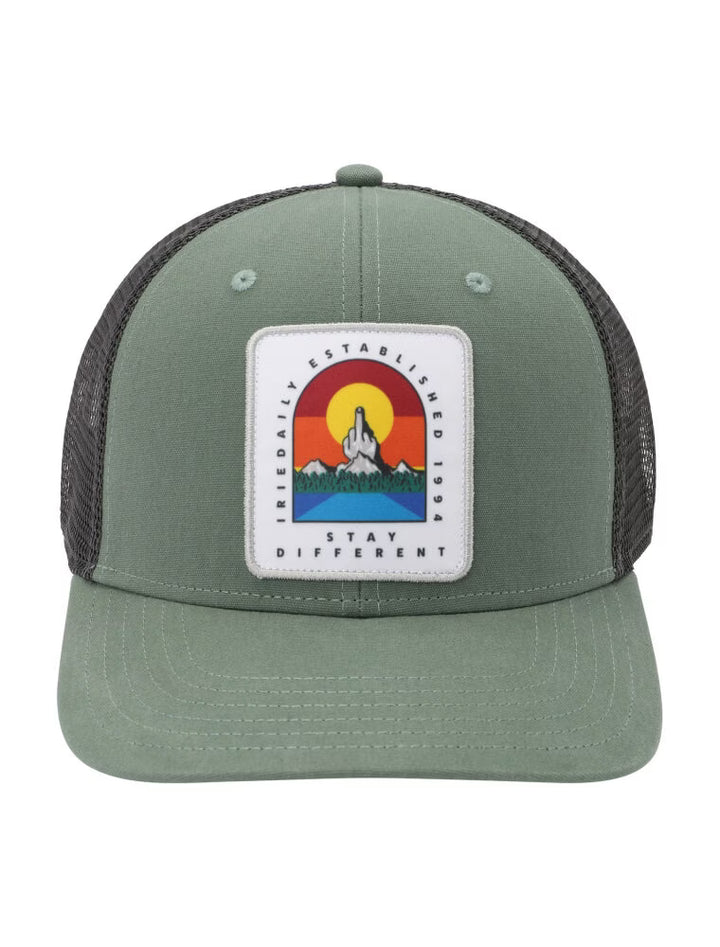 Iriedaily Stonefinger Meshcap -  Olive Grey