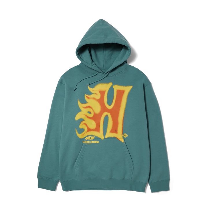 HUF Heat Wave Hoodie - Sage