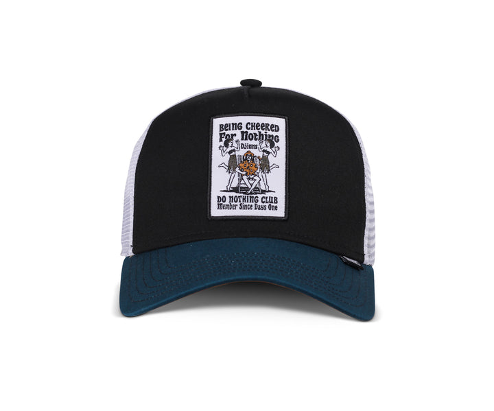 Djinns HFT Being Cheered Trucker Cap - Black / Petrol