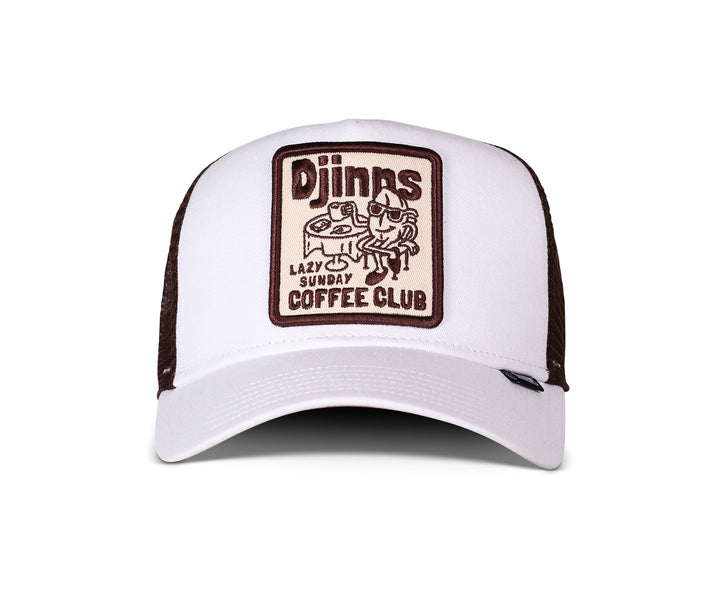Djinns HFT Coffee Trucker Cap - White