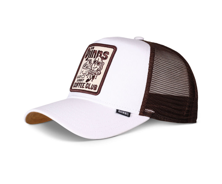 Djinns HFT Coffee Trucker Cap - White
