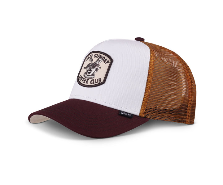 Djinns  HFT Coffee Club Trucker Cap - White/Brown