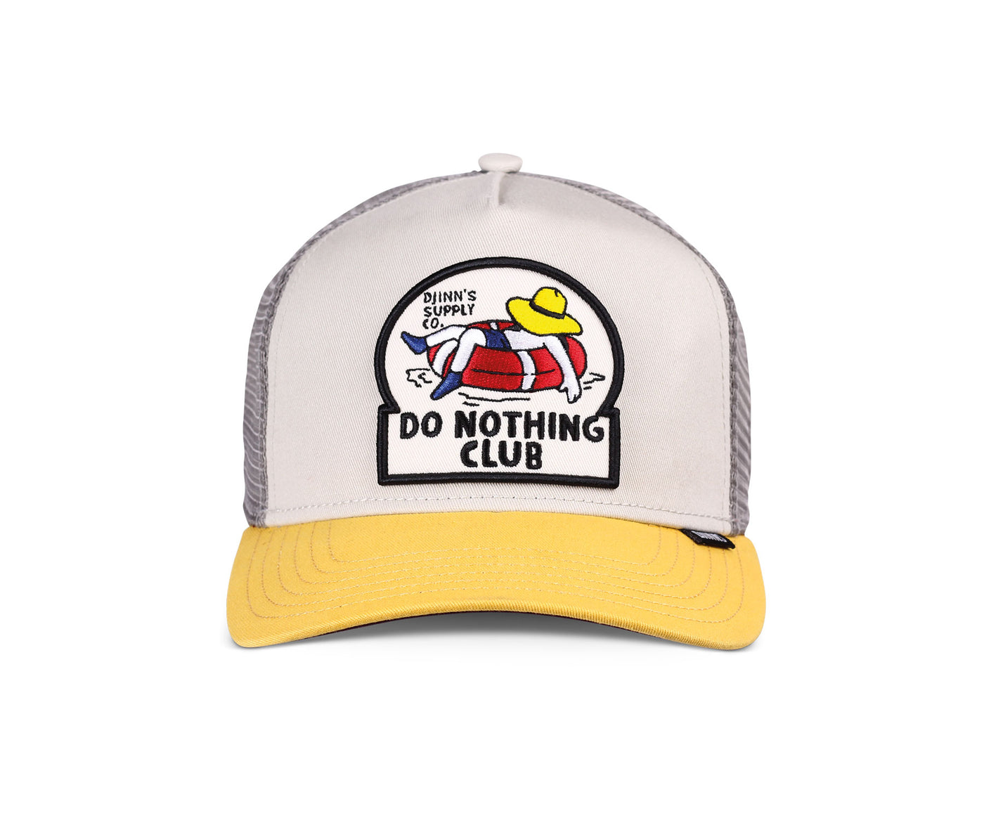 Djinns HFT DNC New 1.6 Trucker Cap - Grey / Sunny Yellow