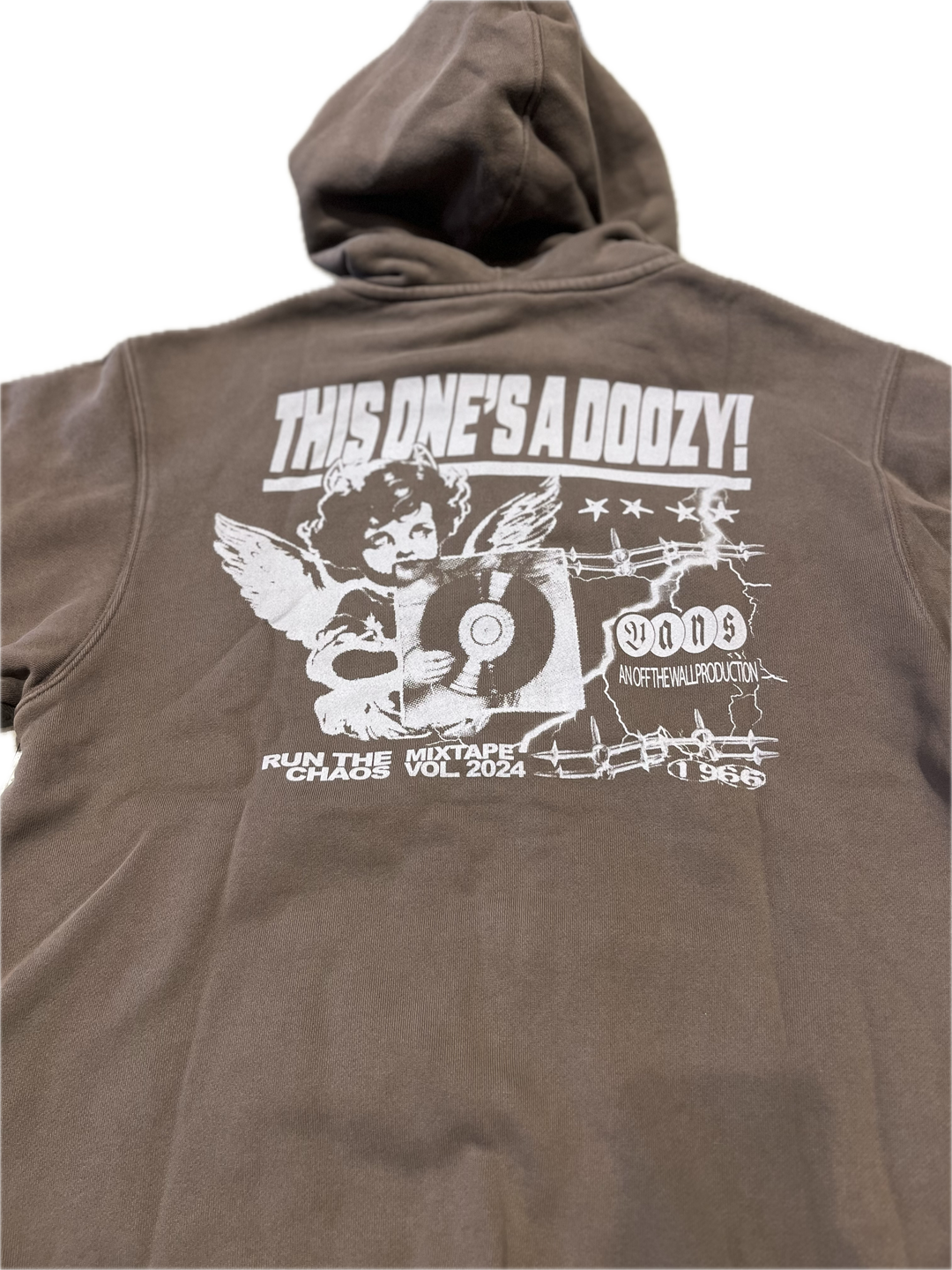 Vans Earthbound Loose Zip Hood - Coal/Brown