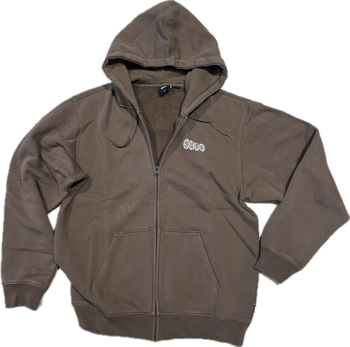 Vans Earthbound Loose Zip Hood - Coal/Brown