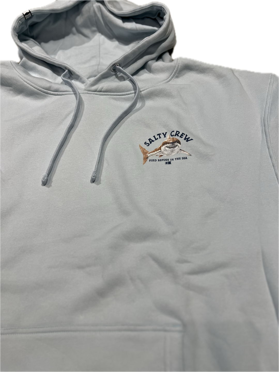 Salty Crew Lurking Fleece Hoodie Blue Fog