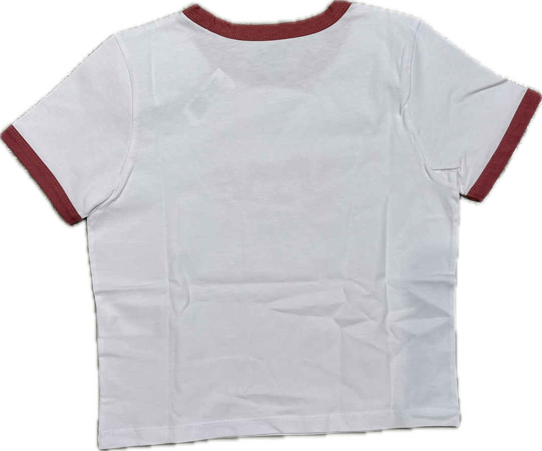 Vans Apple Bom Ringer Tee - White/Mauvewood