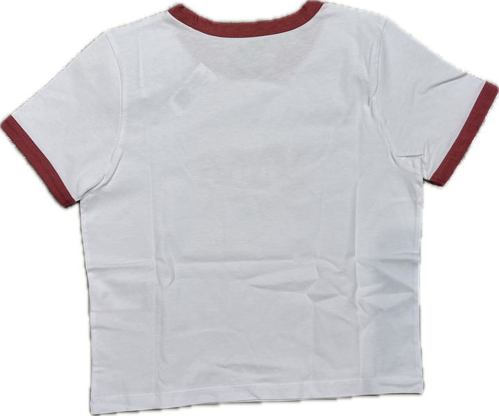 Vans Apple Bom Ringer Tee - White/Mauvewood
