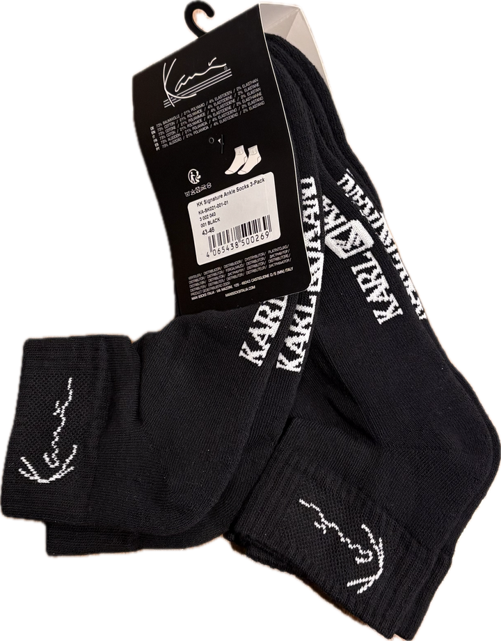 Karl Kani Signature Ankle Socks - 3 Pack