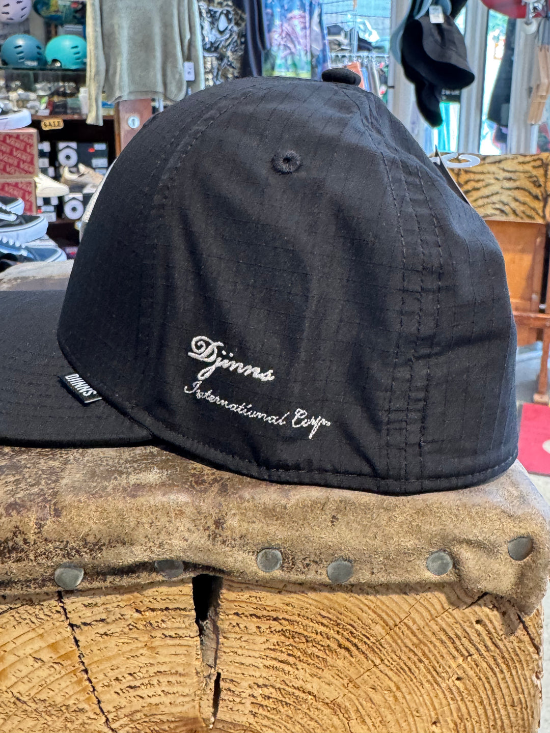 Djinns Pitching Cap Low Pro Big RipStop Black