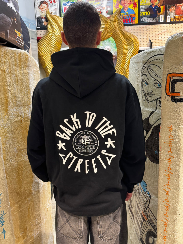 Back to the Streets Roth X  BTTS Hood - Black