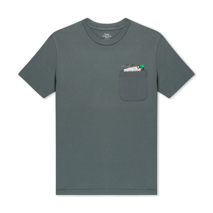 RIPNDIP Cheech Chong Roll Me Up Tee - Charcoal