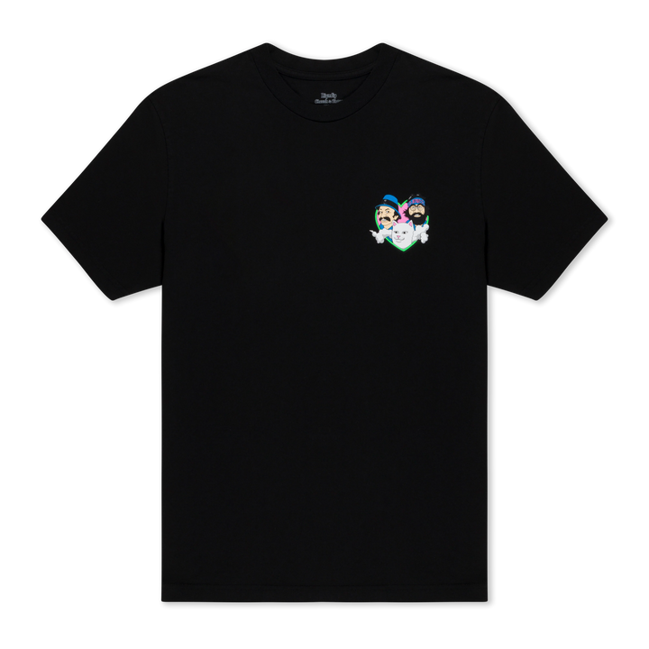 RIPNDIP Cheech Chong I <3 Pot Tee - Black