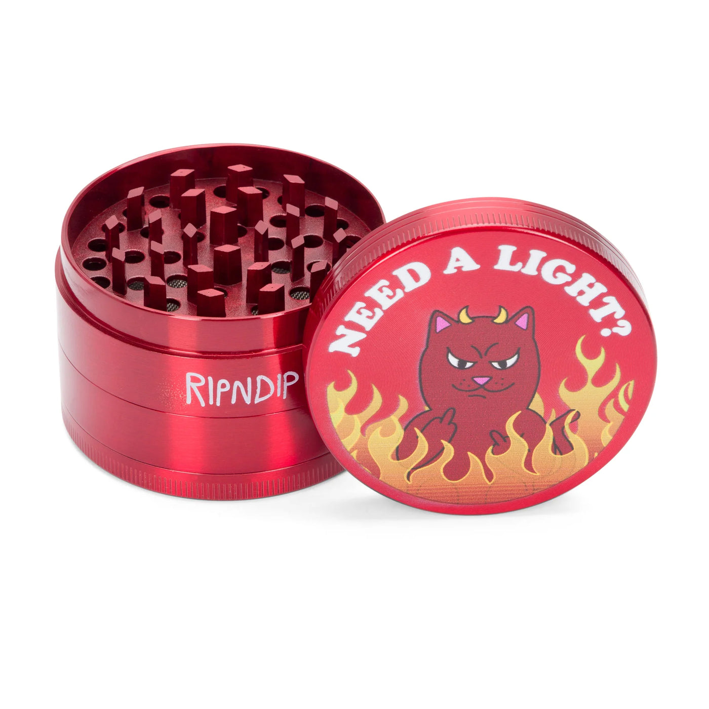 RipNDip Welcome To Heck Grinder - Red